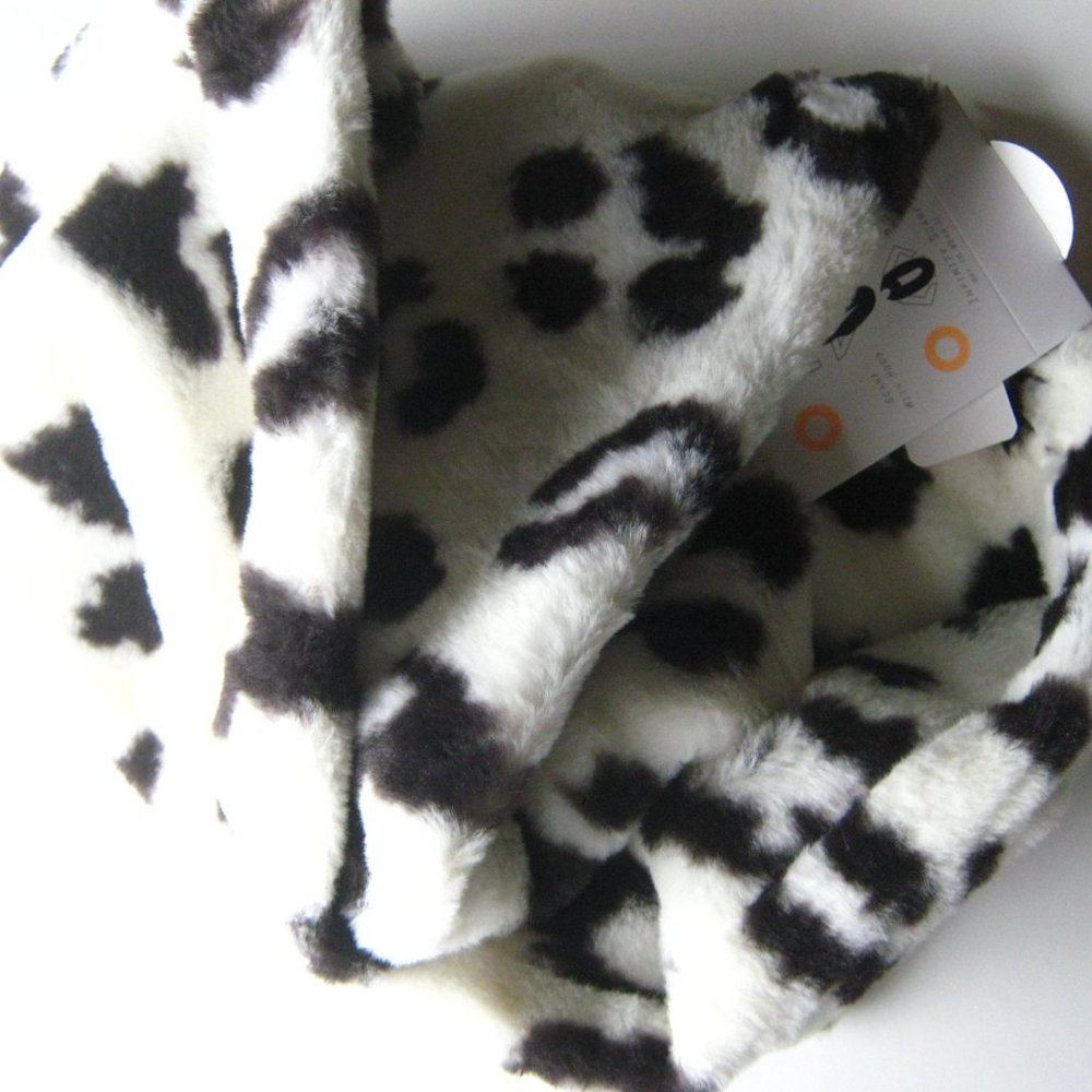 Leopard faux fur infinity scarf - Picture 7 of 9